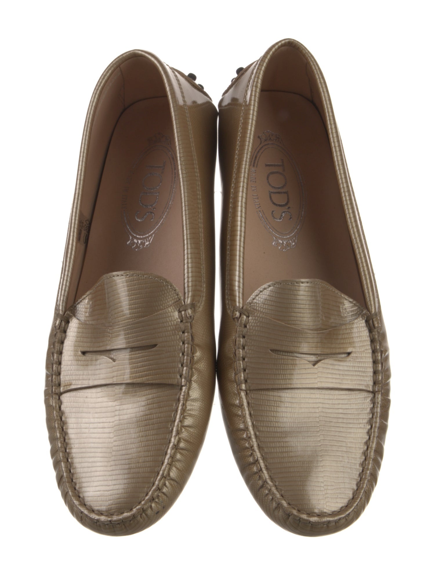Tod's Patent Leather Loafers